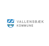 Vallensbæk Kommunes logo, en af Visual Displays kunder inden for infoskærme.